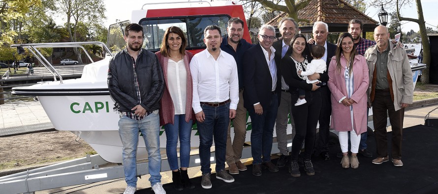 En el Día Nacional de la Conciencia Ambiental, Tigre presentó una embarcación para inspección y fiscalización en el Delta