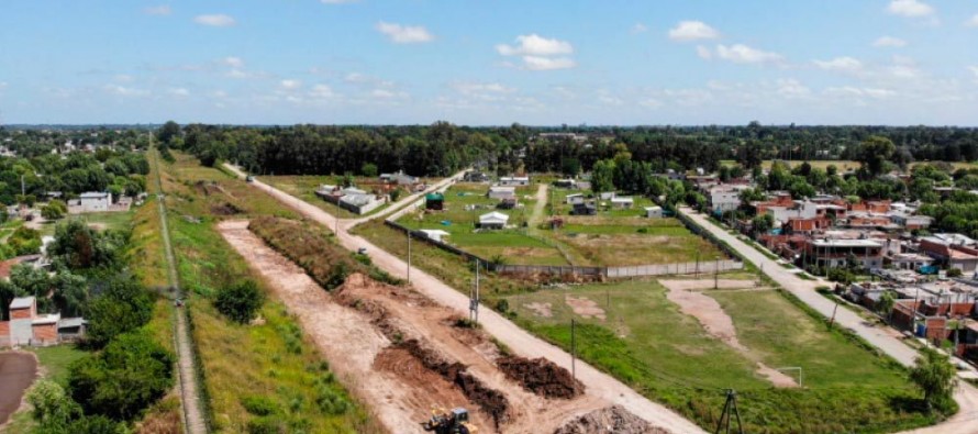 Maquinista Savio: la Municipalidad de Escobar duplica la capacidad del reservorio hidráulico