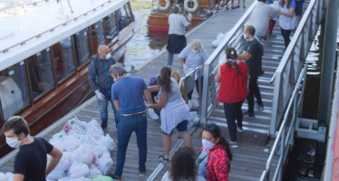 Envío de alimentos de primera necesidad a las escuelas de Isla para ayudar en la cuarentena