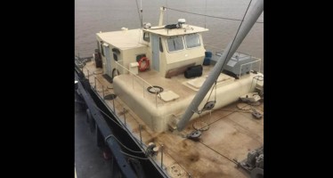 La Provincia reparó el pontón que permitirá realizar la limpieza de vías fluviales en el Delta