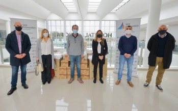 El Hospital Municipal de San Fernando recibió una donación del Banco Galicia para el cuidado del personal médico