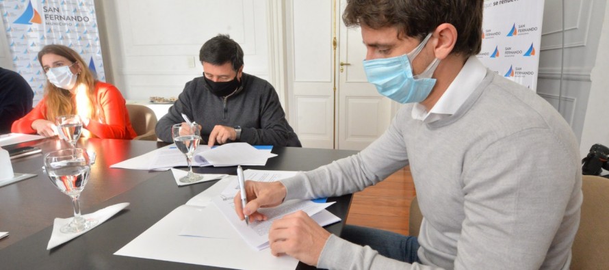 San Fernando firmó acuerdos con el Ministerio de Desarrollo Social para la reactivación laboral y el cuidado infantil