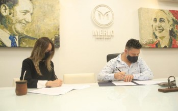 Malena Galmarini y Gustavo Menéndez trabajan en conjunto para ampliar la cobertura de agua y cloaca en Merlo