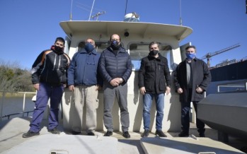 Se reparó un pontón que permitirá el mantenimiento de las vías fluviales en el Delta