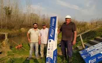 Nación entregó motodesmalezadoras a productores del Delta