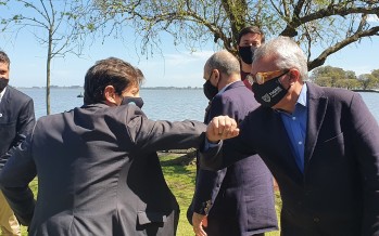 Zamora acompañó a Kicillof en la presentación del Fondo Municipal para la Reactivación Cultural y Turística