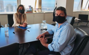 Galmarini y Lammens buscan financiamiento para limpiar la Pista Nacional de Remo