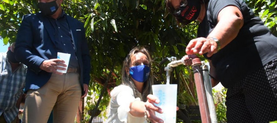Se inauguró la red de agua potable para el barrio “El Progreso” en Benavídez