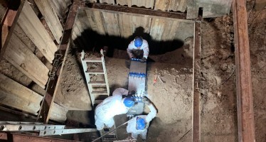 AySA finalizó la reparación de una cañería de agua en Vicente López