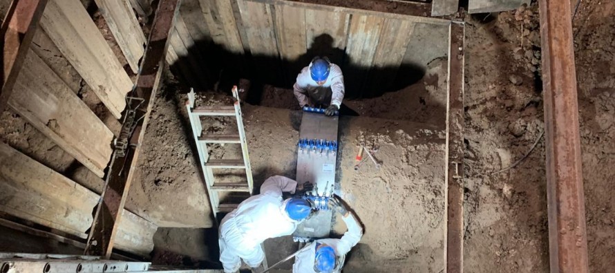 AySA finalizó la reparación de una cañería de agua en Vicente López