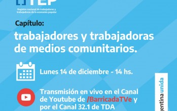 Desarrollo Social lanza un registro de trabajadores y trabajadoras de medios comunitarios