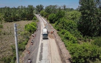 La Provincia pavimenta la Ruta 25 desde Panamericana hasta el Paseo del Paraná