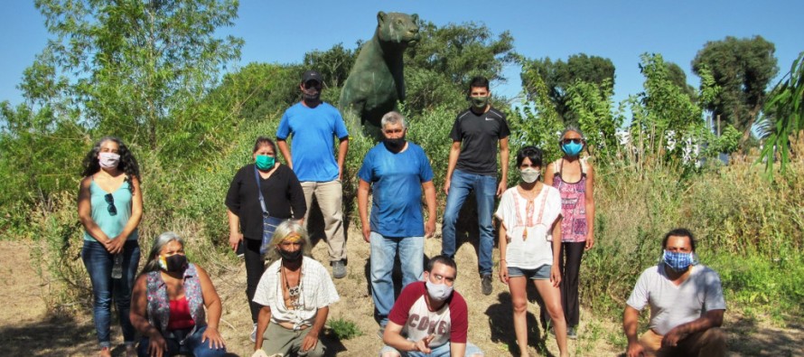 Autoridades del Consejo Provincial de Asuntos Indígenas visitaron Punta Querandí
