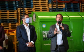 Escobar: presentaron maquinarias para el nuevo centro de tratamiento de residuos sólidos urbanos