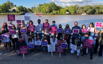 Segundo Cernadas acompañó el reclamo de vecinas y vecinos de Tigre exigiendo justicia por los femicidios