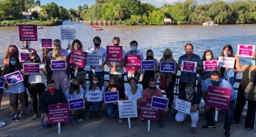 Segundo Cernadas acompañó el reclamo de vecinas y vecinos de Tigre exigiendo justicia por los femicidios