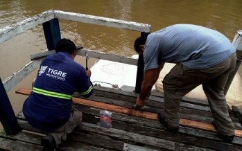 El Municipio de Tigre realiza trabajos de mantenimiento en el Delta