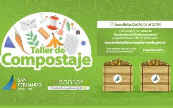 San Fernando brindará un taller para aprender a hacer compost