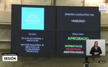 El Senado sancionó la Ley de Educación Ambiental Integral