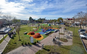 San Fernando inauguró una nueva plaza en el Barrio San Martín