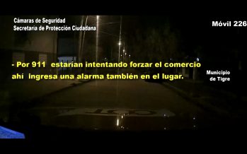 Tigre: robó mercadería de un local de celulares y el COT lo detuvo a pocas cuadras