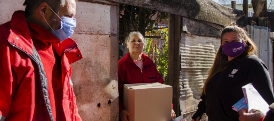 Operativo para asistir a familias del barrio Garrote