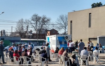 Operativo interministerial de la Provincia en el barrio La Cava de San Isidro