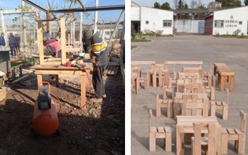 Detenidos de una cárcel de San Martín fabricaron y donaron mobiliario para una iglesia y un comedor