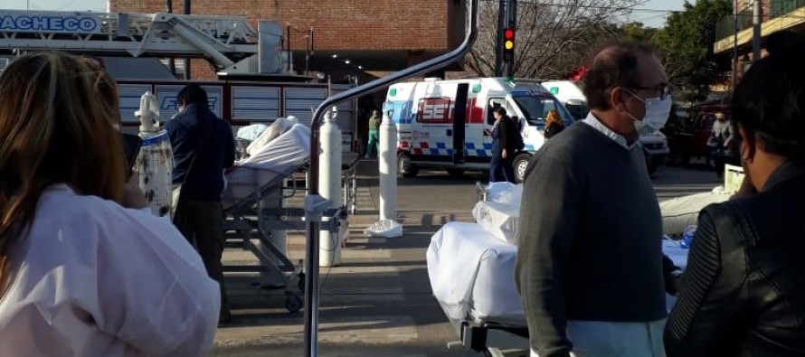 Importante incendio en el Hospital Provincial de General Pacheco  