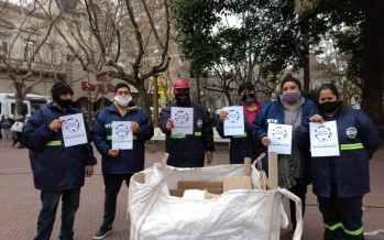 Ley de Envases con Inclusión Social: trabajadores se manifiestan en San Fernando