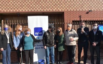 Inauguraron una nueva red de cloacas en San Martín