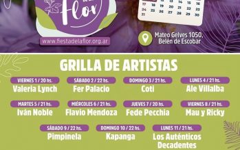 Valeria Lynch, Los Auténticos Decadentes y Kapanga en la Fiesta Nacional de la Flor