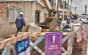 Avanza la obra para llevar agua potable al barrio La Ruedita en Boulogne