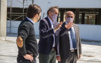 Katopodis y Manzur recorrieron las obras del Hospital Central de Pilar