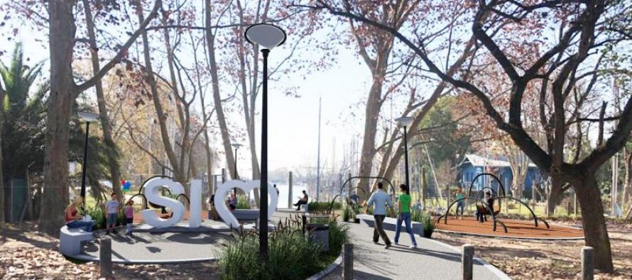 En San Isidro construyen un mirador para poder ver las nuevas islas