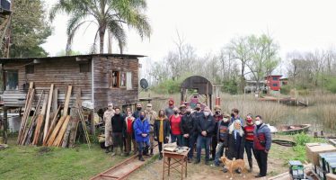 Zabaleta, Frederic y Galmarini visitaron proyectos productivos en la zona del Delta