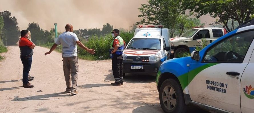 Escobar: predio clausurado por quemar residuos a cielo abierto