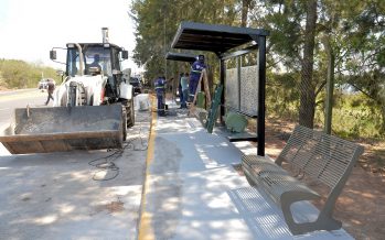 Tigre: construcción de nuevos refugios en paradas de colectivos y veredas comerciales