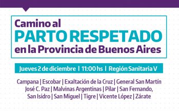 Se realizará el foro Camino al Parto Respetado con municipios que integran la Región Sanitaria V