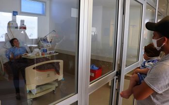 “Hace nueve días recibió un corazón y hoy recibe la visita de su bebé”