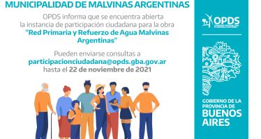 En Malvinas Argentinas se abrió la instancia de participación ciudadana para la red de agua