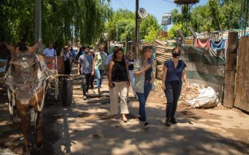 Malena Galmarini recorrió junto a Fernanda Miño obras de agua y electricidad en Tigre