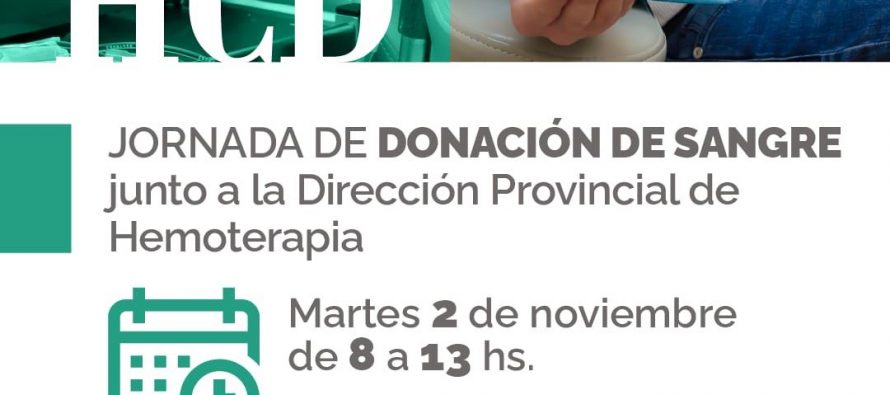 El Concejo deliberante de Tigre realizará una jornada para la donación de sangre