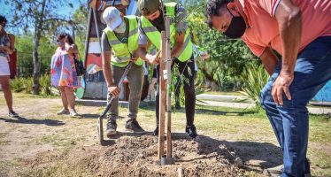 Escobar plantó 2.000 árboles autóctonos de la ecorregión