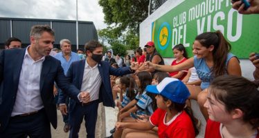 Inauguraron un nuevo polideportivo municipal en Del Viso