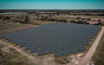 Escobar colocó el 100% de los paneles solares del primer parque solar municipal del país