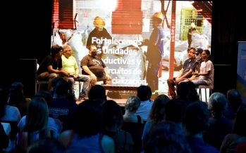 Referentes de cooperativas presentaron una guía de reciclado en Tecnópolis