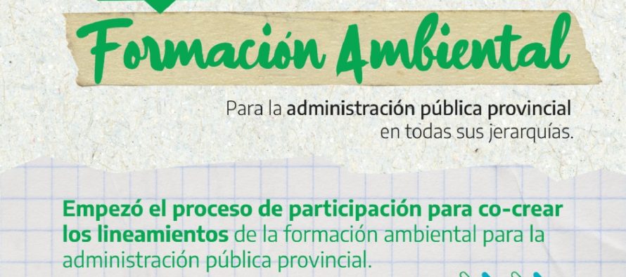 Provincia abrió la inscripción para la formación ambiental