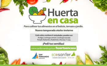 San Fernando lanzó nueva temporada del programa “Huerta en casa”