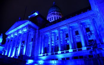 El Congreso se iluminó de azul para visibilizar el Día Mundial del Autismo
